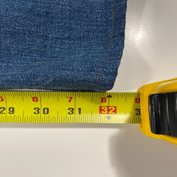 A.P.C. Button-Fly Slim Straight Medium Wash Blue Denim Jeans men's size 31x32 - Picture 9 of 10